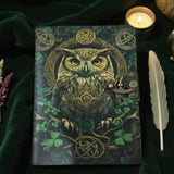 Owl Leather Journal - 5x7 inches - 200 pages