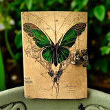 Leather Luna Moth Journal - 5x7 inches - 200 pages